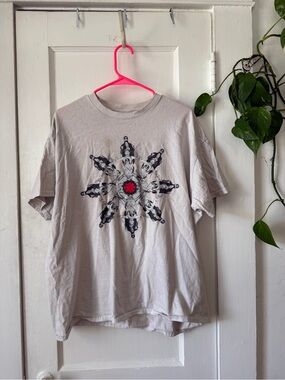 Red Hot Chili Peppers Band Tee with Red Accent size large